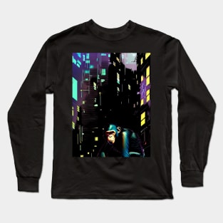 Chimp in City Long Sleeve T-Shirt